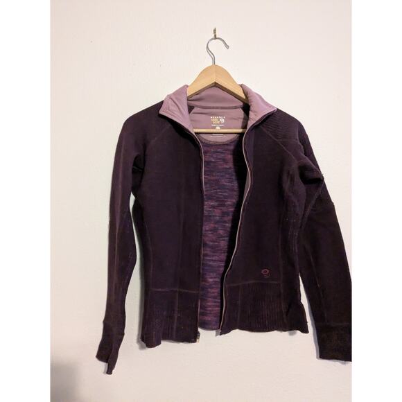 Mountain Hardware zip up maroon jacket size Small - Picture 3 of 7